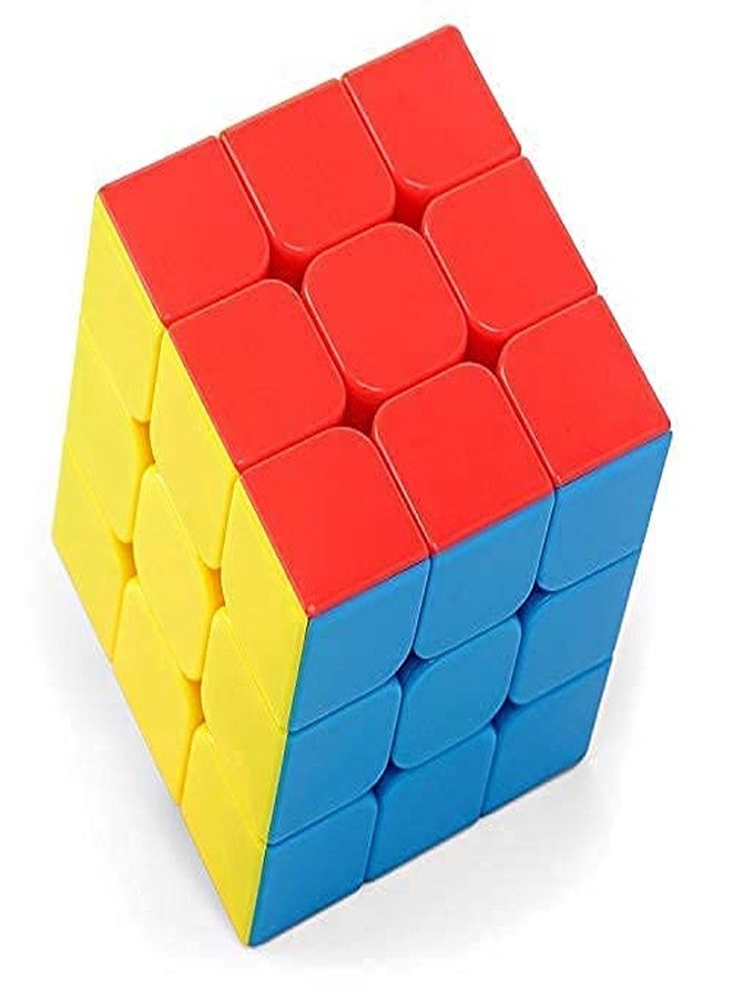 Aganta 3X3 Stickerless Speedcube Puzzle for Kids & Adults Magic Speedy Stress Buster Brainstorming Puzzle Cube - Image 1